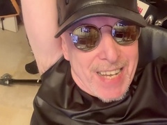 European, leather, gay branlette francaise