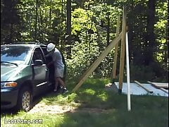 Young cock for construction worker