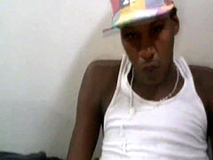 One steamy hand job Of mischievous Thug