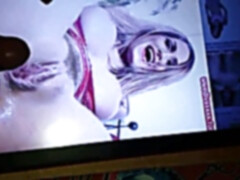 WWE Nikki Bella super-fucking-hot enjoying jizz tribute fucking coochie