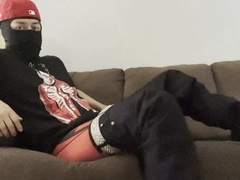 Black and Crimson Ethika Sagging / Culo Showoff - SexySaggerYo