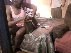 milky Jock penetrates Facials Black Bitch Takes photo