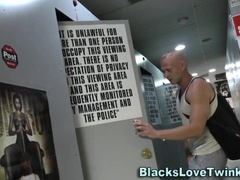 Watch this ebony amateur take a massive BBC deep in her ass and get pulverized