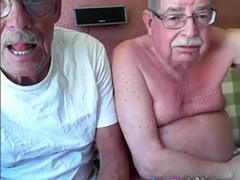 granddad duo on web cam