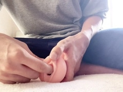 Gay fapping, jerking off, inexperienced