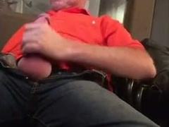 Str8 daddy jerking watching porn 5