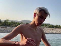 Big Dick Fucks Cute Twink In Tent Outdoors - Oliver Strelly