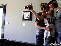 Jasper Robinson fucks with his butt friends intensively