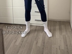 Lad dude jism in sportswear