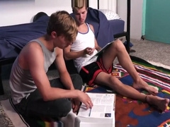 Bear Step Dad Joins Threesome With Twink Step Son & Friend