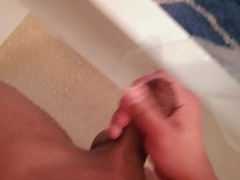 young boy fapping in the douche