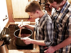 The doctor and the DILF are banging the twink lad