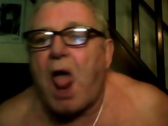 grandpa stroke on webcam