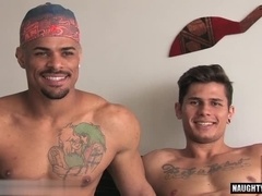 Brazilian gay flip flop with cumshot