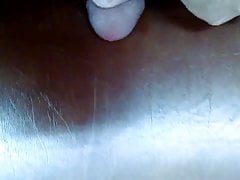 Cumming at work 2: smooth vinyl chair cum