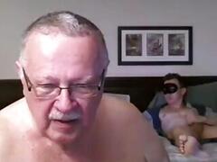 grand-dad And Twinkser On cam