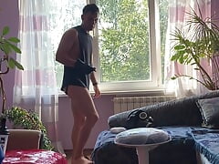 tight jeans, window and Topped toy Grips 134, 144
