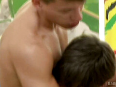 Bj, gay ass licking, fledgling