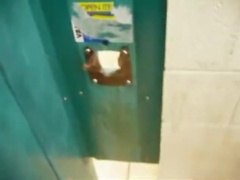 Gloryhole at construction site straight worker