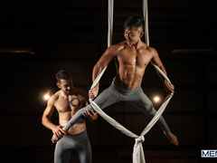 Muscular gymnasts having gay sex - Dante Colle & Dale
