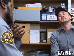 Security officer disciplined and barebacked by black boss