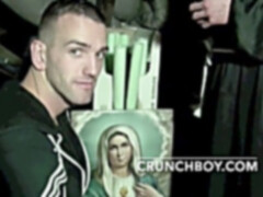 super-sexy straight boy muscle from bordeaux porked by the priest