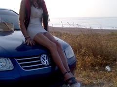Modelo, mini, dress