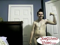 The attractive and hot guy is smoking while he masturbates