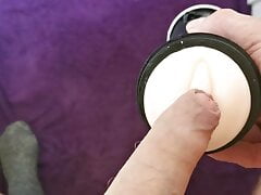 2 min sexy big cock fleshlight fuck with cum