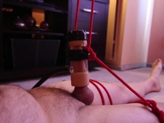 Machine Milked and twice ruined orgasm 2