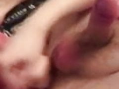 Dildo fun with hard cock