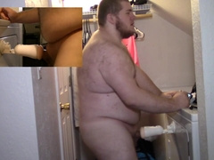 Corn Fed Enormous Fellow Romps Fleshlight Labia with Raunchy Shovels