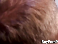 Horny dudes jerking off their dicks in a glory hole session