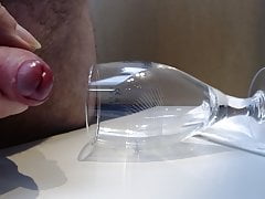 Cumming in a glass