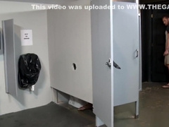 MenOver30 Fetish Step dad Rough Sex On Public Bathroom Floor