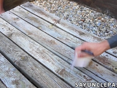 Hunky Johnny Viper helps his friend Nath Latrel in return for sex