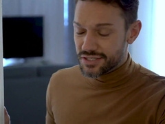 Guys At Camp - Virginal Scout Guy Gets Unwrapped And Banged By 2 Leaders While Working Out