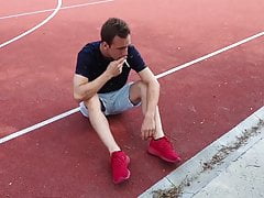 Spanked on a basketball court