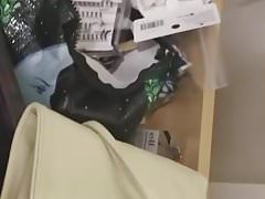 Cummings on my sister's lace panties PT2