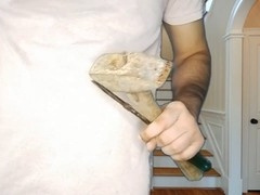 Desi housewife successfully seduces plumber in the bathroom for a hot jerk-off session