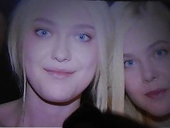 Cum on Dakota and Elle Fanning