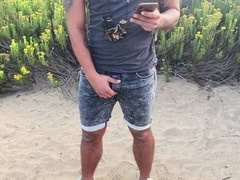 Pabloysebas enjoy outdoor adventure in the dunes