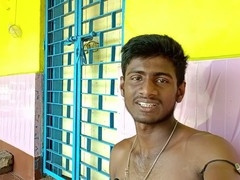 Indian dad son, old bodybuilder fucked gym, touch muscle worship