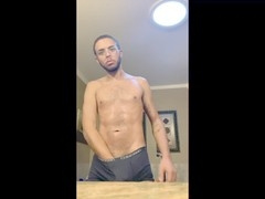 Amateur College Hunk Masturbates