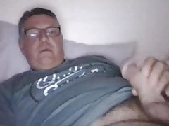 Daddy cums on cam
