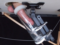 Fellow storing jism with the method of inhaling and vibrating the penis head.