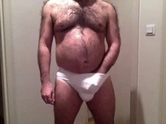 Daddy strips on webcam