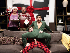 Christmas fucking movie with two hard dicks