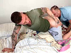 Step father fucks his lazy queer sonny