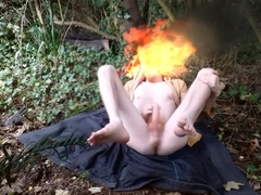 Risky public masturbation